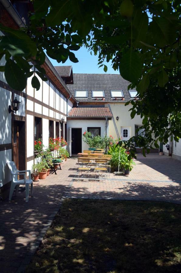 Pension Am Park Wörlitz Extérieur photo